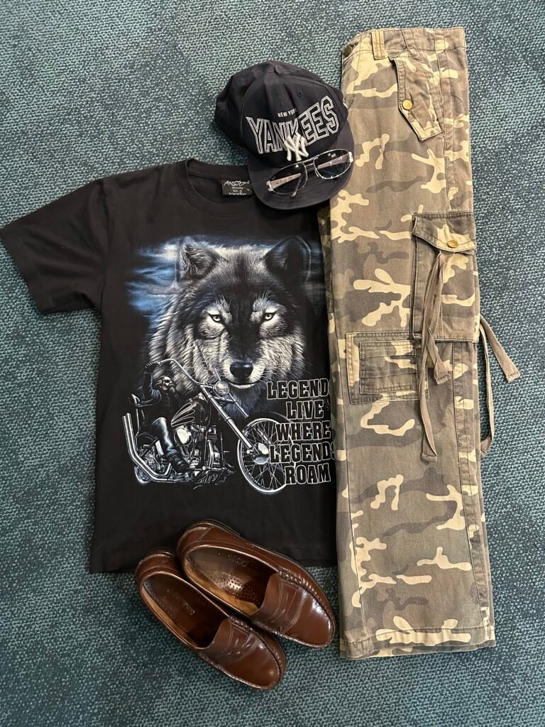 Vêtements vintages avec du style